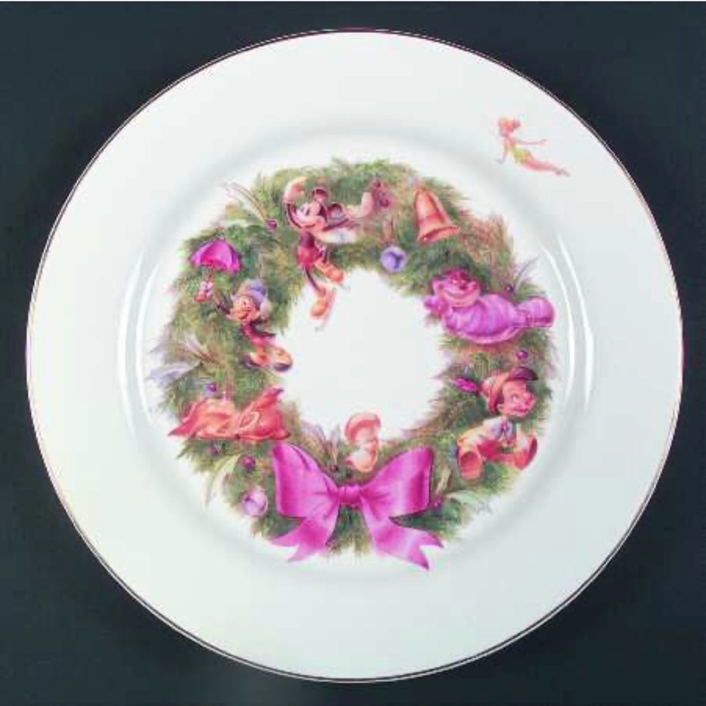 World of Disney Christmas Stoneware dishes